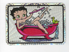 Vintage 1989 KFS Prism Betty Boop in Bath Vending Machine Sticker picture