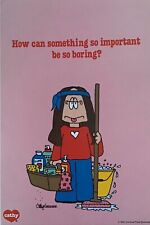 Cathy Poster Vintage 1982 New - How Can Something So Important Be So Boring picture