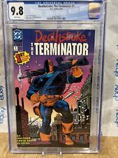 Deathstroke: The Terminator #1, CGC 9.8,  1st Solo Series-Title, DC 1991, Wp picture