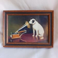 RCA Victor His Master's Voice Nip The Dog In Phonograph Picture 6x4 Framed Print picture