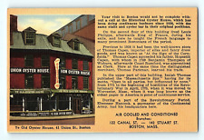 Union Oyster House Restaurant Boston Massachusetts Vintage Postcard E2 picture
