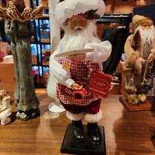 NEW St. Nicholas Square Chef Santa/Baking Santa 17 in. figurine statue picture