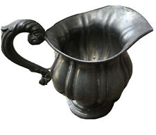 Antique Pewter Footed Creamer, Dixon & Son, England, c. 1835 picture