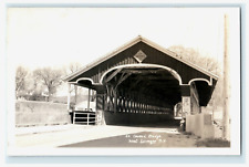 66 Covered Bridge West Swanzey NH Street View Kodak RPPC picture