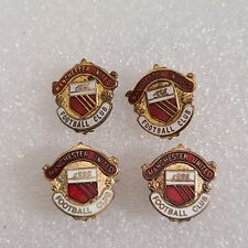 Lot Of 4 Rare Vintage Pins badge MANCHESTER UNITED FOOTBALL CLUB enamel picture