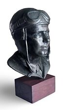 Charles A Lindbergh by Don F Wiegand Original Sculptur Collectible Bronze Signed picture