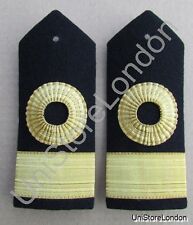 Epaulette Curved hard  1 Circle, 1 Bar gold, Navel R753 picture