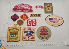 VTG Cub scout  Boy Scout Patches lot of 14 patches assorted  picture