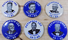 Masonic Lodge PATAPSCO 183 Six W.M BADGES 1961 through 1966 picture