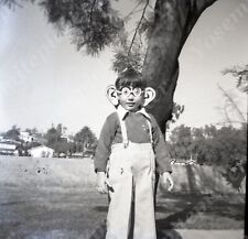 pc01 Original Negative 1935 California Crestline boy in funny ears 744a picture