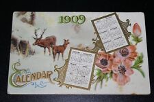 1909 Antique Calendar MAIN GENERAL HOSPITAL Portland OR DR Postcard Rare picture