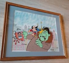 UNDERDOG Limited Edition Cel The BIG HIT Signed Joe Harris Art picture