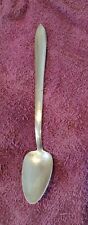 Antique Hand made hammered Brass Desert Sundae Spoon 1920,s 7 inches  picture