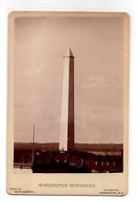 CIRCA 1870s CABINET CARD KETS KEMETHY WASHINGTON MONUMENT WASHINGTON D.C. picture