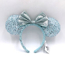 US Blue Frozen Arendelle Aqua 2020 Minnie Ears Mickey Mouse DisneyPark Headband picture