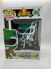 SIGNED Funko Pop MORPHIN POWER RANGERS - GREEN RANGER #360 COA AUTHENTICATED picture