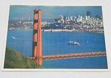 Vintage Postcard Golden Gate Bridge Colt Tower Fisherman’s Wharf Scenic View P2 picture