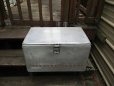 Vintage Large Pleasure Chest Metal Cooler with Bottle opener picture