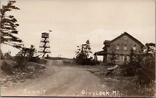 RPPC Original 1902 Mt. Greylock Summit House Fire 1929 Steel Observation Tower picture