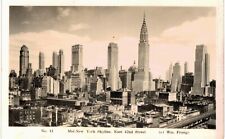 NYC RPPC Skyline East 42nd Street  1940 NY  picture