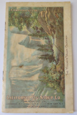 1895 Compliments of California Fig Syrup Co. Yosemite Valley booklet pictures picture