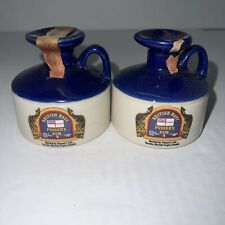 2x BRITISH NAVY PUSSER'S RUM Empty Porcelain Miniature Rum Jugs Decorative picture