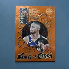 2021-22 Stephen Curry Panini Illusions Kings of Cards Orange /75 picture