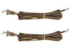 Antique Lamp Cord, 8 Foot Long Replacement Repair Part, 18/2 SPT-1 Wire - 2 Pack picture