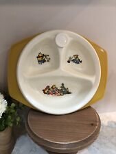 Vintage Winnie-the-Pooh Child Baby Food Warming Dish Plastic picture