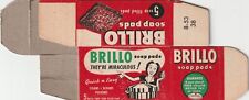 1960's BRILLO SOAP PADS BOX vintage product packaging picture