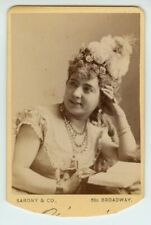 1866-70 CDV French Actress & Opera Singer Marie Aimée by Napoleon Sarony picture