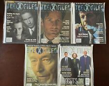 Official X-Files Magazine lot MVP Media Group 5 pieces 8.0 VF (1997 to 2000) picture