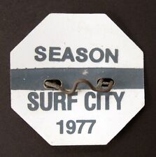 Scarce 1977 Surf City NJ Seasonal Beach Badge Tag New Jersey picture
