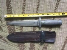 WW2 Theater Made Combat Fighting Dagger Knife Aluminum Handle With Sheath  picture