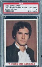 1980 Star Wars Burger King The Dashing Han Solo PSA 8 Harrison Ford In Empire picture
