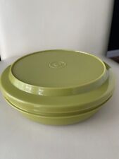 Vintage Tupperware Seal N Serve Bowl With Lid Avocado Green #1206-31 picture
