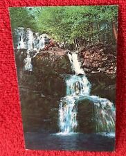 VA Virginia Dark Hollow Falls Skyline Drive Posted 1966 Chrome Postcard hikers picture