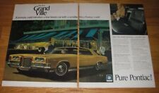 1971 Pontiac Grand Ville Car Ad - If anybody could introduce a true luxury car picture