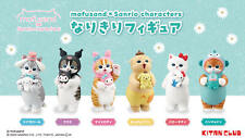 Kitan Club mofusand x Sanrio characters Narikiri Figure Completed Set 6pcs picture