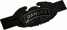 RANGER BASIC JUMP WINGS US Army Combat Infantry BLACK Badge CIB Airborne HAT Pin picture