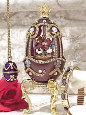 Unique gift 18th Birthday daughter gift Faberge egg styl 24k Real egg ONEOFAKIND picture