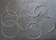 Eight Magic Linking Rings Large Rings 10” Diameter Heavy Metal picture
