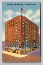 Pottsville PA-Pennsylvania, Necho Allen Hotel, Advertising, Vintage Postcard picture