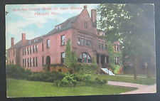 Berkshire County Home for Aged Women Pittsfield MA Posted DB Postcard picture