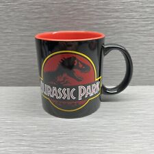 Jurassic Park Coffee Mug 20 OZ Cup Dinosaur T-Rex Movie Memorabilia Black Red picture