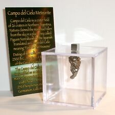 Genuine Meteorite and Display Cube 6.5 gram Campo del Cielo Meteorite and Magnet picture