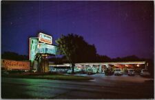 ORLANDO and Cocoa, Florida Advertising Postcard CHASTAIN'S RESTAURANTS c1950s picture