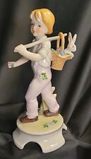 Vintage 1968 Goebel Boy With Rabbit, Lore # 239, Made In West Germany  picture