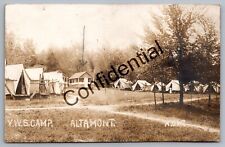 Real Photo Y.W.S. Camp At Altamont New York Guilderland NY RP RPPC M225 picture