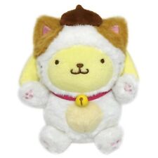 Sanrio Character Pompompurin Sitting Plush Happy Cat Stuffed Toy Doll New Japan picture